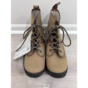 Hodgman 19212 Mens Beige Canvas Wading Boots High Top Fishing Shoes Size 12 NEW